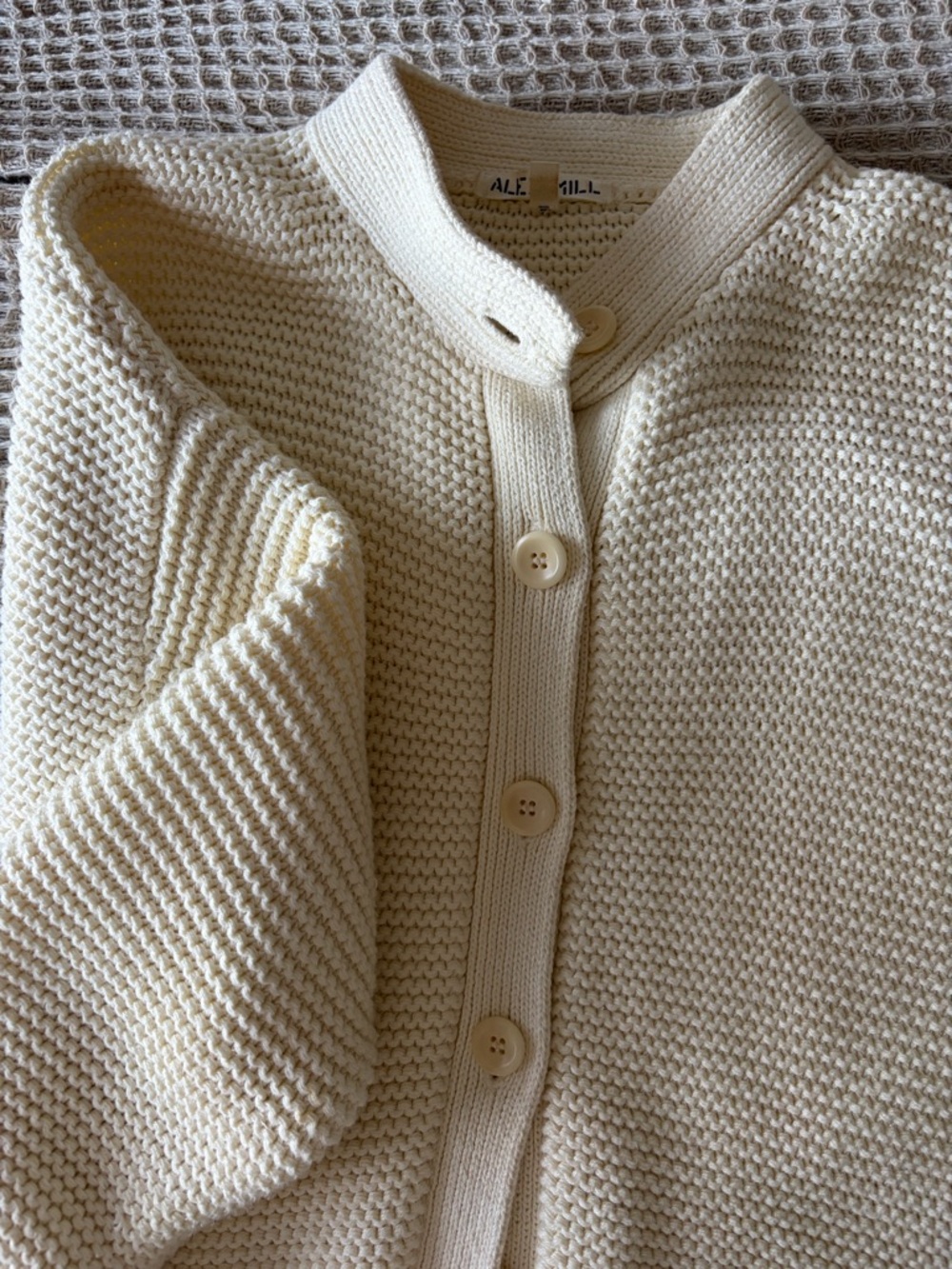 Alex Mill Nico Cardigan - Ivory - Picture 2 of 5